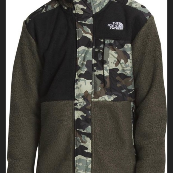 Boys- The Northface Forrest Fleece Mash Up Camo- - Picture 4 of 5